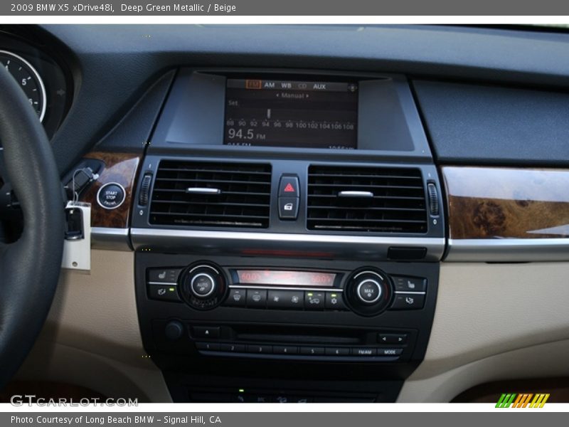 Deep Green Metallic / Beige 2009 BMW X5 xDrive48i