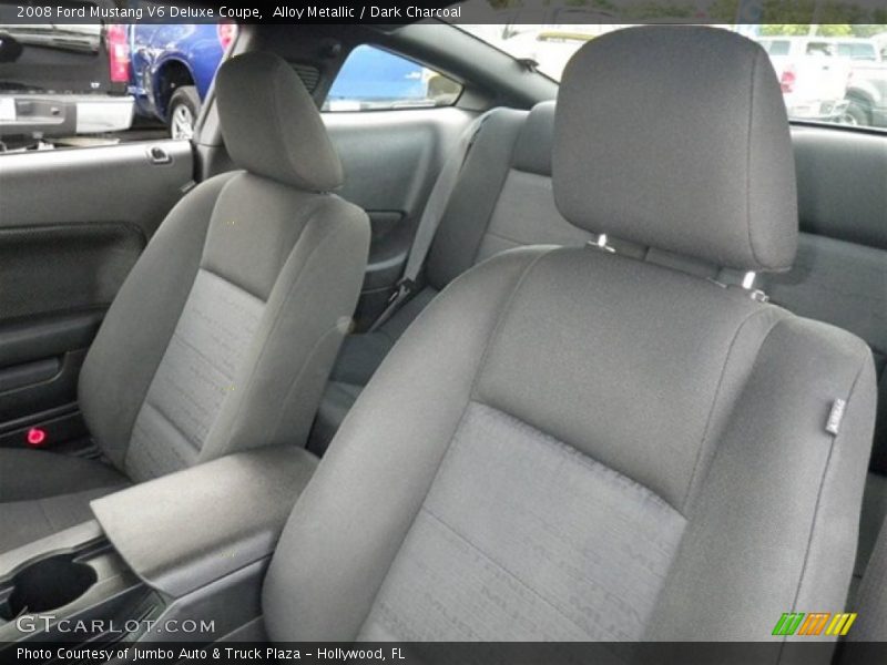 Alloy Metallic / Dark Charcoal 2008 Ford Mustang V6 Deluxe Coupe