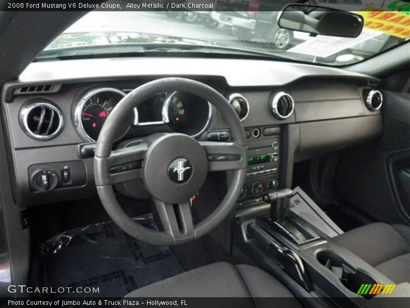 Alloy Metallic / Dark Charcoal 2008 Ford Mustang V6 Deluxe Coupe