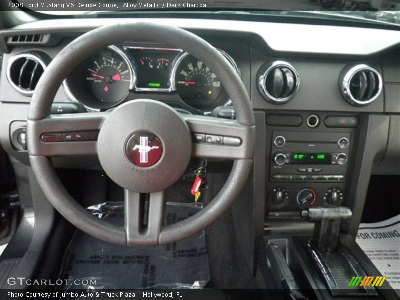 Alloy Metallic / Dark Charcoal 2008 Ford Mustang V6 Deluxe Coupe