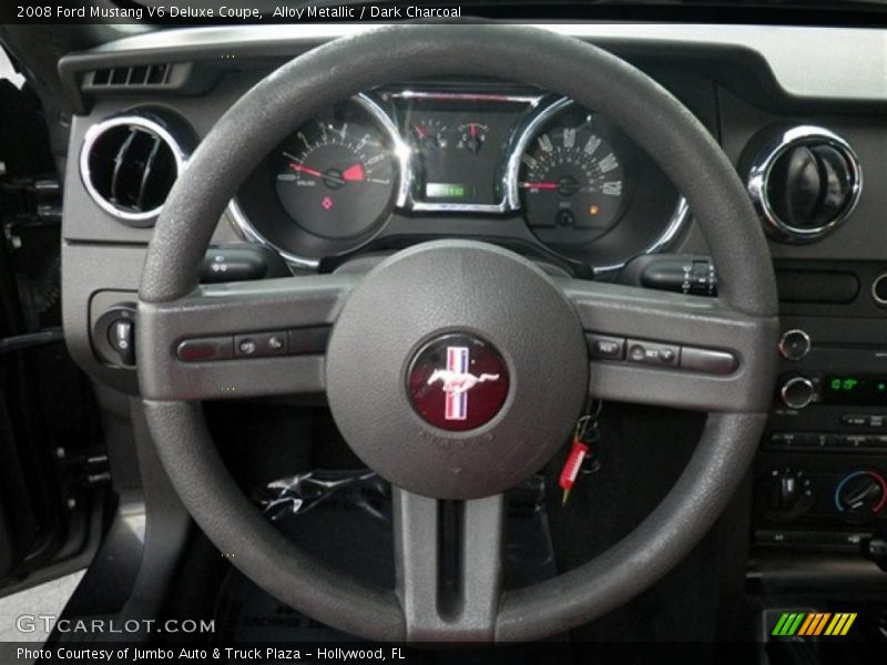 Alloy Metallic / Dark Charcoal 2008 Ford Mustang V6 Deluxe Coupe