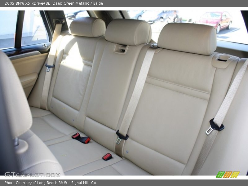 Deep Green Metallic / Beige 2009 BMW X5 xDrive48i