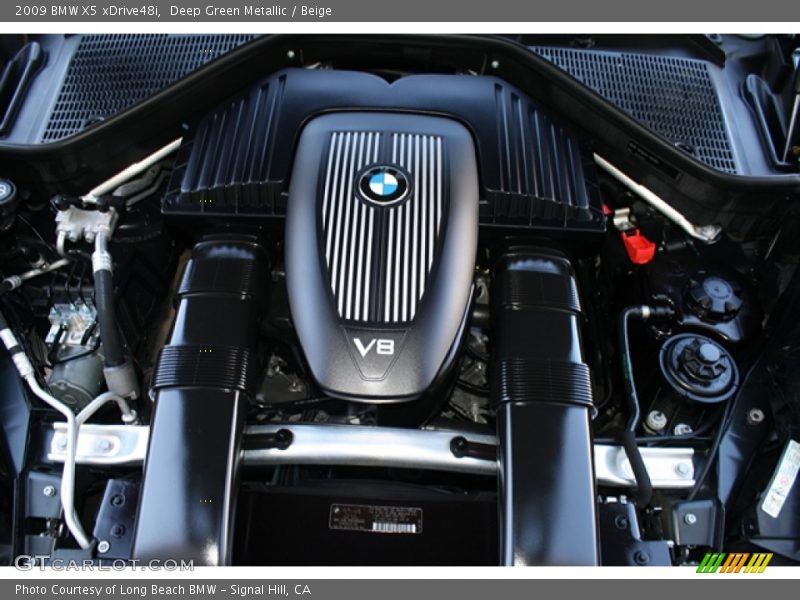 Deep Green Metallic / Beige 2009 BMW X5 xDrive48i