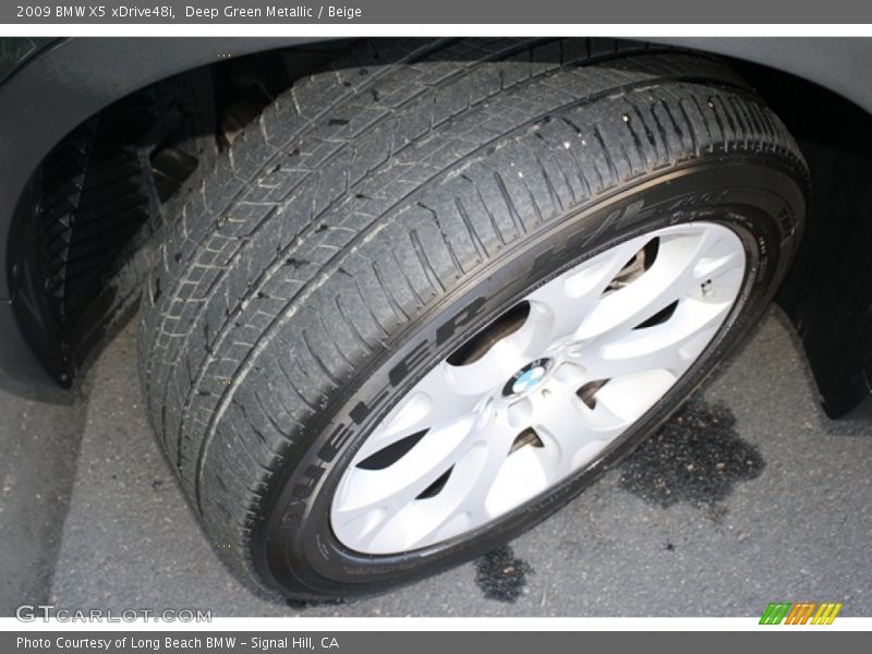 Deep Green Metallic / Beige 2009 BMW X5 xDrive48i