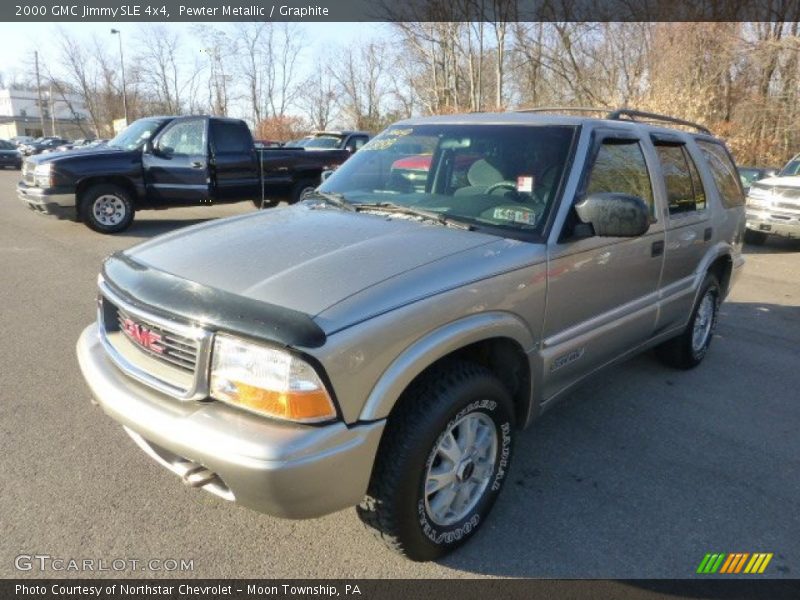 Pewter Metallic / Graphite 2000 GMC Jimmy SLE 4x4