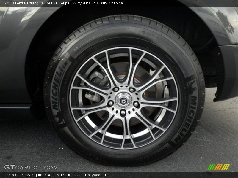 Alloy Metallic / Dark Charcoal 2008 Ford Mustang V6 Deluxe Coupe