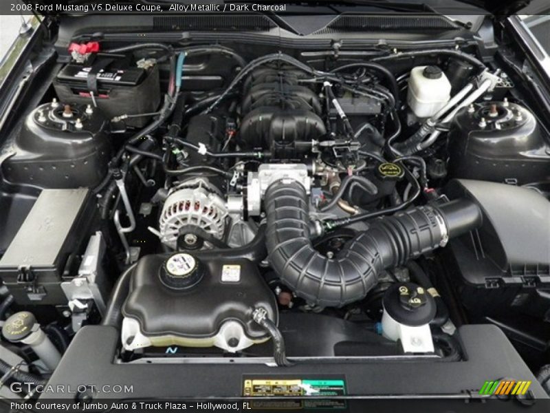 Alloy Metallic / Dark Charcoal 2008 Ford Mustang V6 Deluxe Coupe