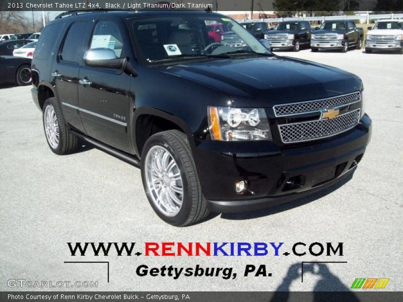 Black / Light Titanium/Dark Titanium 2013 Chevrolet Tahoe LTZ 4x4