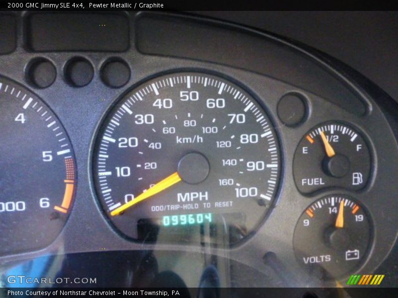 Pewter Metallic / Graphite 2000 GMC Jimmy SLE 4x4