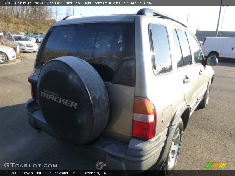 Light Bronzemist Metallic / Medium Gray 2003 Chevrolet Tracker ZR2 4WD Hard Top