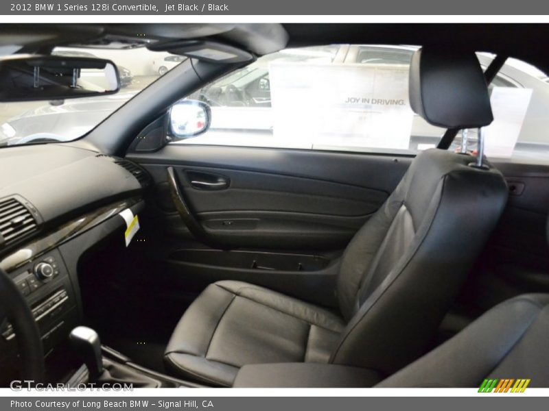 Jet Black / Black 2012 BMW 1 Series 128i Convertible