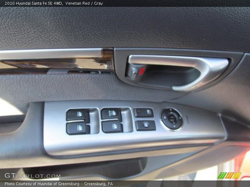 Venetian Red / Gray 2010 Hyundai Santa Fe SE 4WD