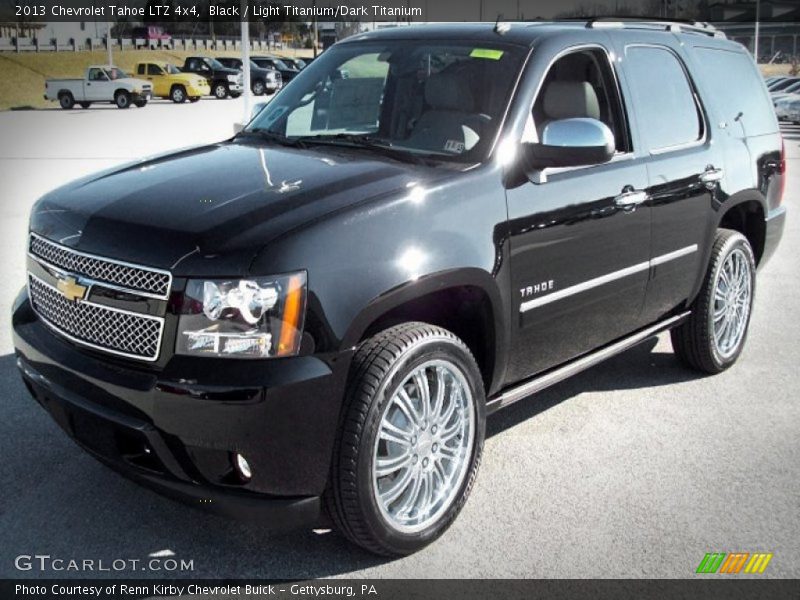 Black / Light Titanium/Dark Titanium 2013 Chevrolet Tahoe LTZ 4x4