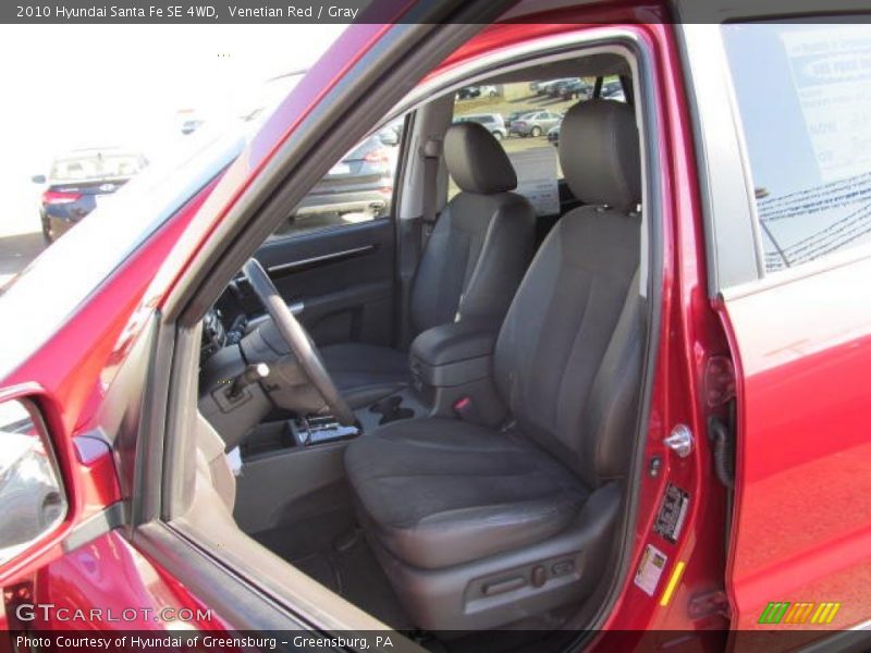 Venetian Red / Gray 2010 Hyundai Santa Fe SE 4WD