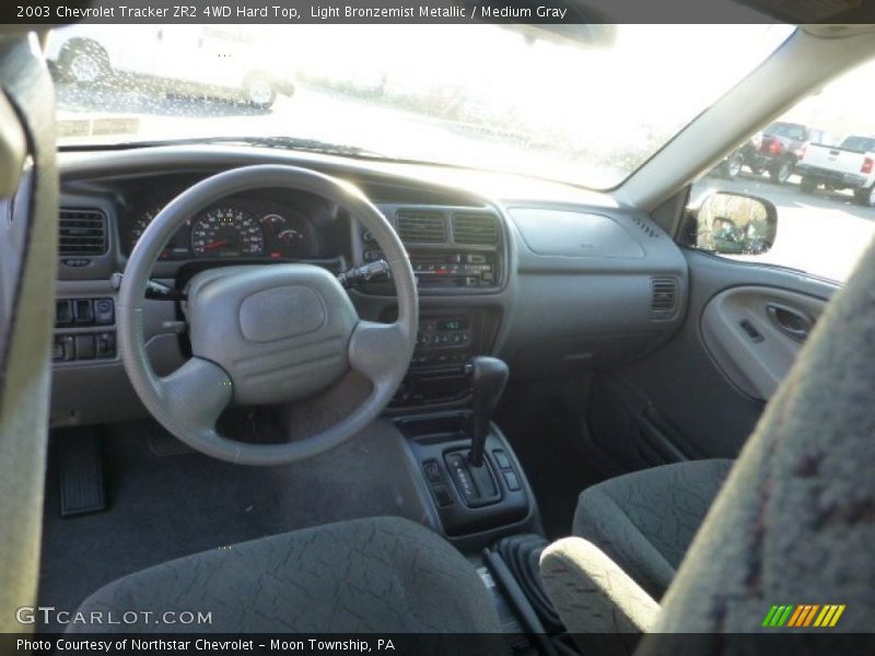 Light Bronzemist Metallic / Medium Gray 2003 Chevrolet Tracker ZR2 4WD Hard Top