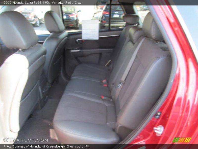 Venetian Red / Gray 2010 Hyundai Santa Fe SE 4WD
