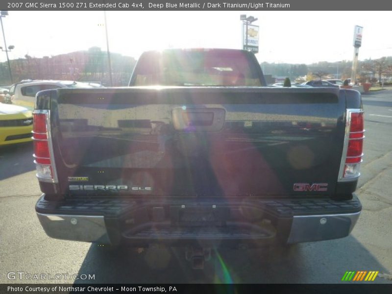 Deep Blue Metallic / Dark Titanium/Light Titanium 2007 GMC Sierra 1500 Z71 Extended Cab 4x4