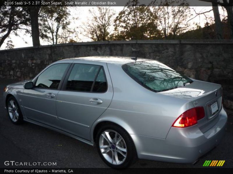 Silver Metallic / Obsidian Black 2006 Saab 9-5 2.3T Sport Sedan