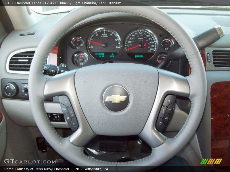 Black / Light Titanium/Dark Titanium 2013 Chevrolet Tahoe LTZ 4x4