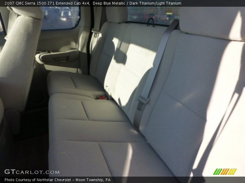 Deep Blue Metallic / Dark Titanium/Light Titanium 2007 GMC Sierra 1500 Z71 Extended Cab 4x4