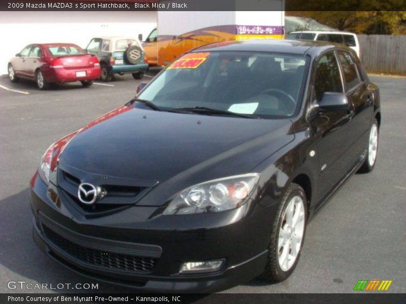 Black Mica / Black 2009 Mazda MAZDA3 s Sport Hatchback