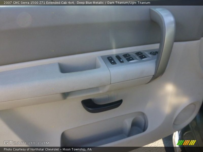 Deep Blue Metallic / Dark Titanium/Light Titanium 2007 GMC Sierra 1500 Z71 Extended Cab 4x4