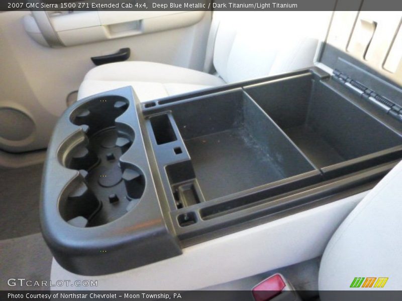 Deep Blue Metallic / Dark Titanium/Light Titanium 2007 GMC Sierra 1500 Z71 Extended Cab 4x4