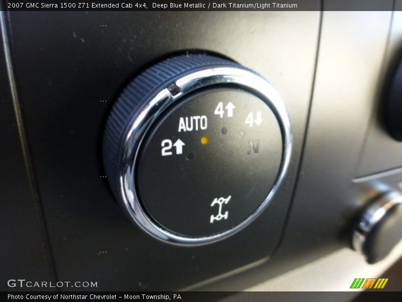 Deep Blue Metallic / Dark Titanium/Light Titanium 2007 GMC Sierra 1500 Z71 Extended Cab 4x4