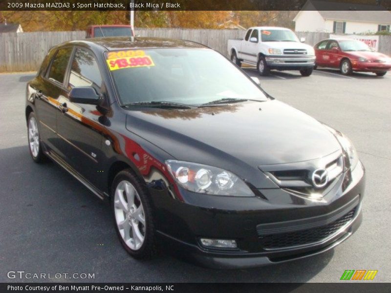Black Mica / Black 2009 Mazda MAZDA3 s Sport Hatchback