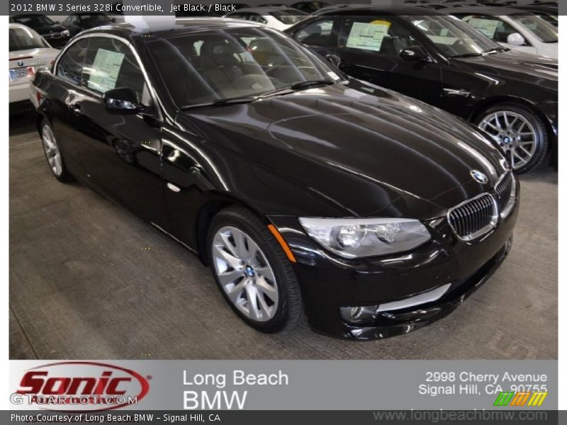 Jet Black / Black 2012 BMW 3 Series 328i Convertible