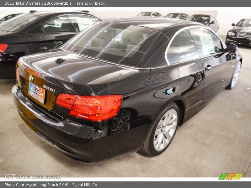 Jet Black / Black 2012 BMW 3 Series 328i Convertible