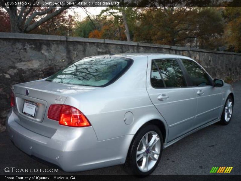 Silver Metallic / Obsidian Black 2006 Saab 9-5 2.3T Sport Sedan