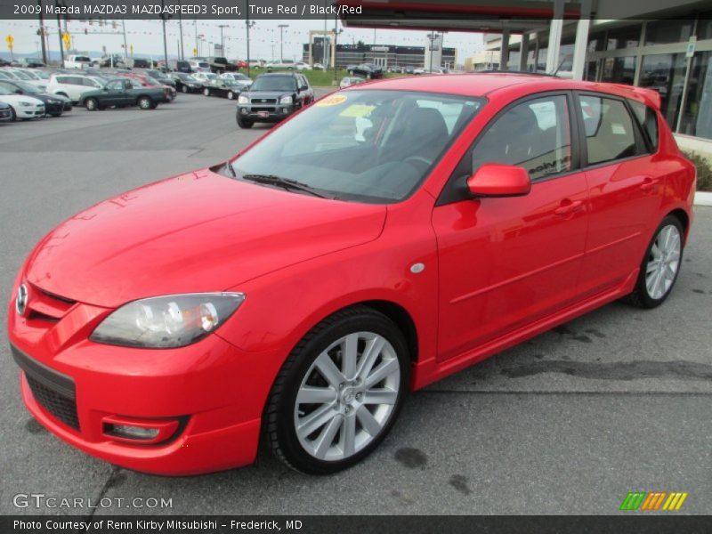 Front 3/4 View of 2009 MAZDA3 MAZDASPEED3 Sport