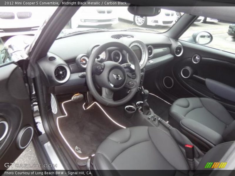 Midnight Black Metallic / Carbon Black 2012 Mini Cooper S Convertible