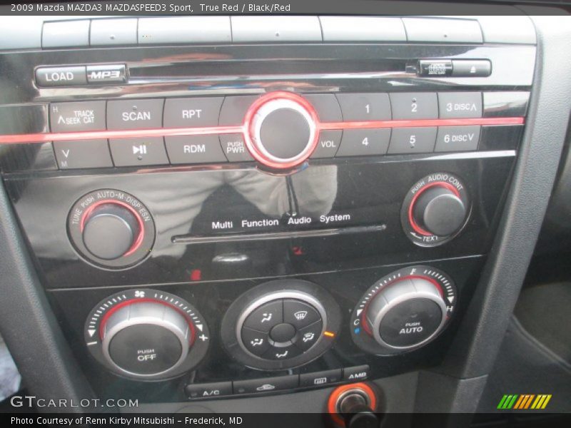 Controls of 2009 MAZDA3 MAZDASPEED3 Sport