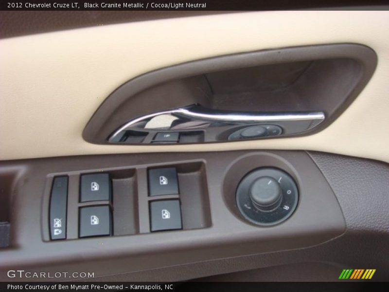 Black Granite Metallic / Cocoa/Light Neutral 2012 Chevrolet Cruze LT