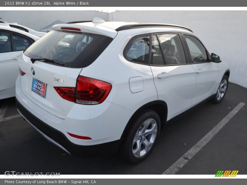 Alpine White / Black 2013 BMW X1 sDrive 28i