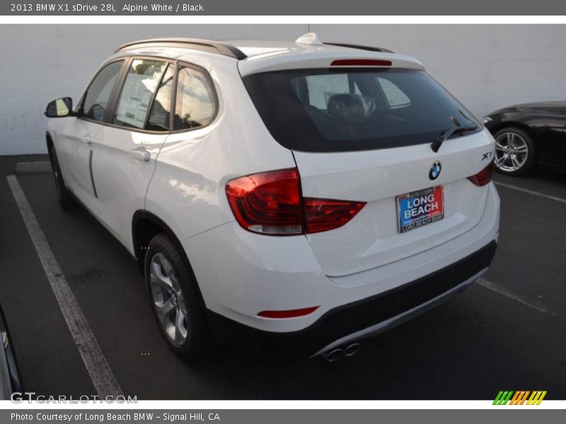 Alpine White / Black 2013 BMW X1 sDrive 28i