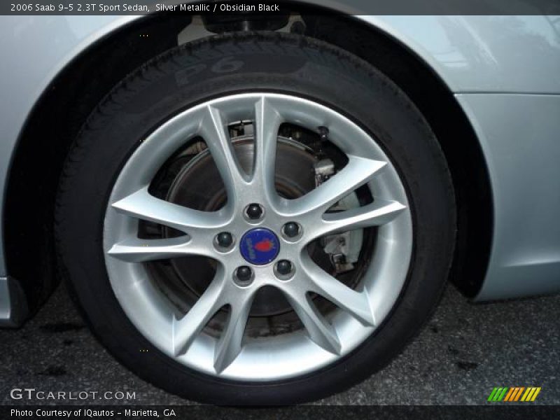 Silver Metallic / Obsidian Black 2006 Saab 9-5 2.3T Sport Sedan