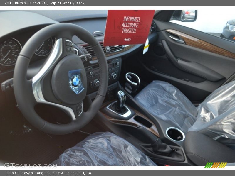 Alpine White / Black 2013 BMW X1 sDrive 28i
