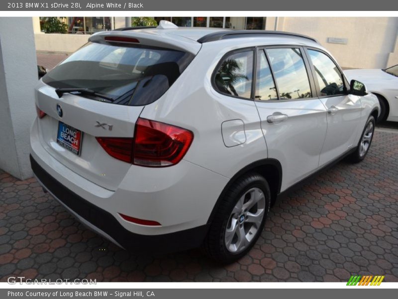 Alpine White / Black 2013 BMW X1 sDrive 28i