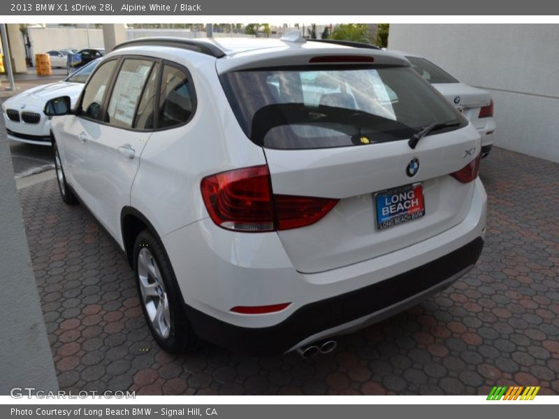 Alpine White / Black 2013 BMW X1 sDrive 28i
