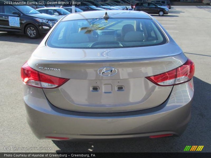 Desert Bronze / Beige 2013 Hyundai Elantra GLS