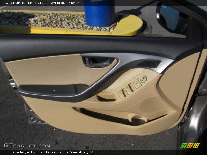Desert Bronze / Beige 2013 Hyundai Elantra GLS