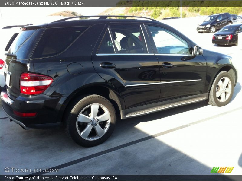 Black / Black 2010 Mercedes-Benz ML 350