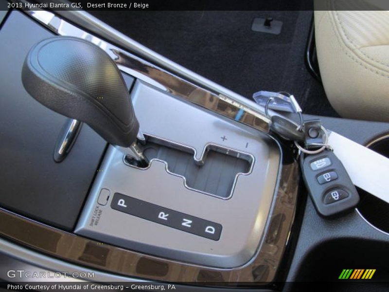 Desert Bronze / Beige 2013 Hyundai Elantra GLS