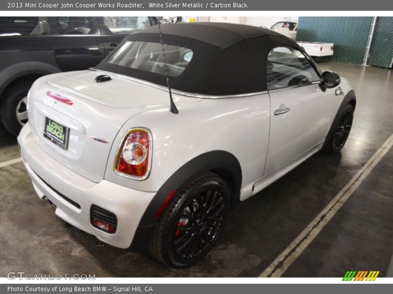 White Silver Metallic / Carbon Black 2013 Mini Cooper John Cooper Works Roadster