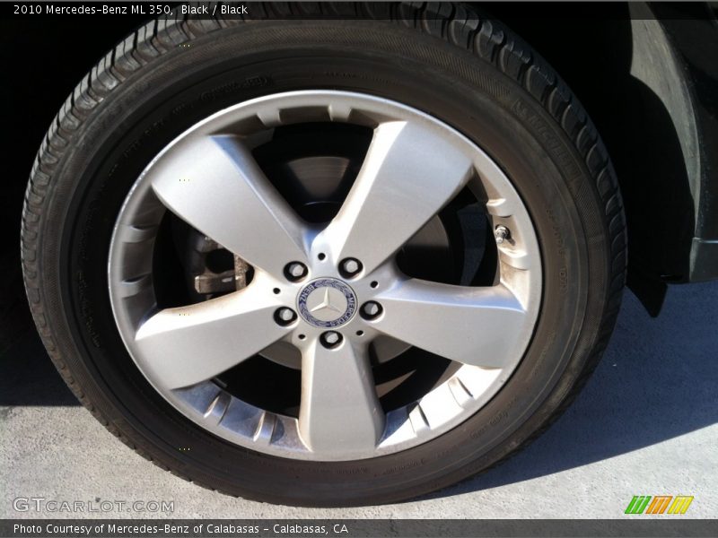 Black / Black 2010 Mercedes-Benz ML 350
