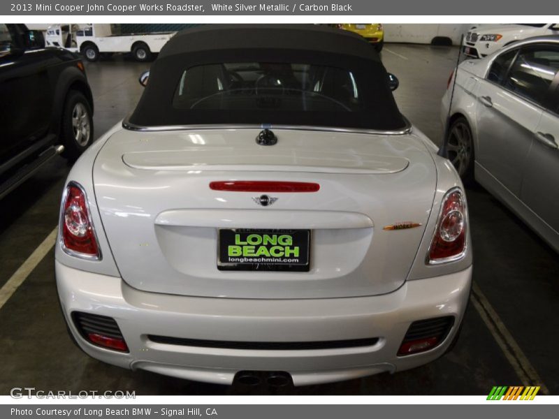 White Silver Metallic / Carbon Black 2013 Mini Cooper John Cooper Works Roadster