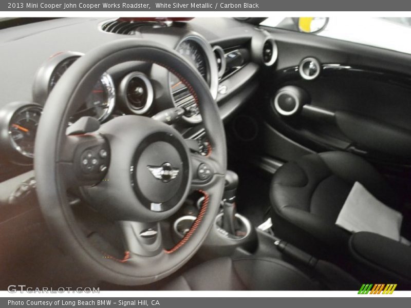 White Silver Metallic / Carbon Black 2013 Mini Cooper John Cooper Works Roadster